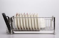Shiny Finish Dish Drying Shelf Corrosion Resistance For One - Stop Storage